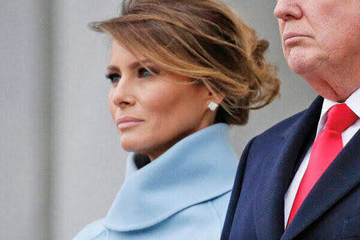عکس| ملانیا در کنار ترامپ در مراسم قرعه کشی جام جهانی ۲۰۲۶
